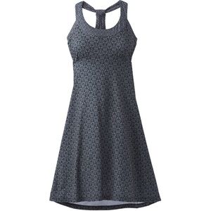 Prana Cali dress in Charcoal Botanica